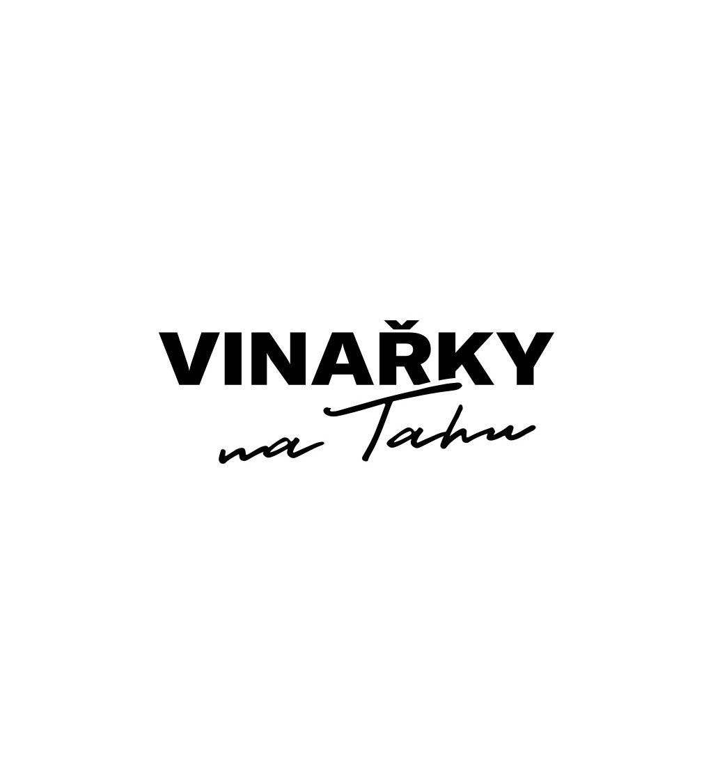 Dámské triko bílé - Vinařky na tahu