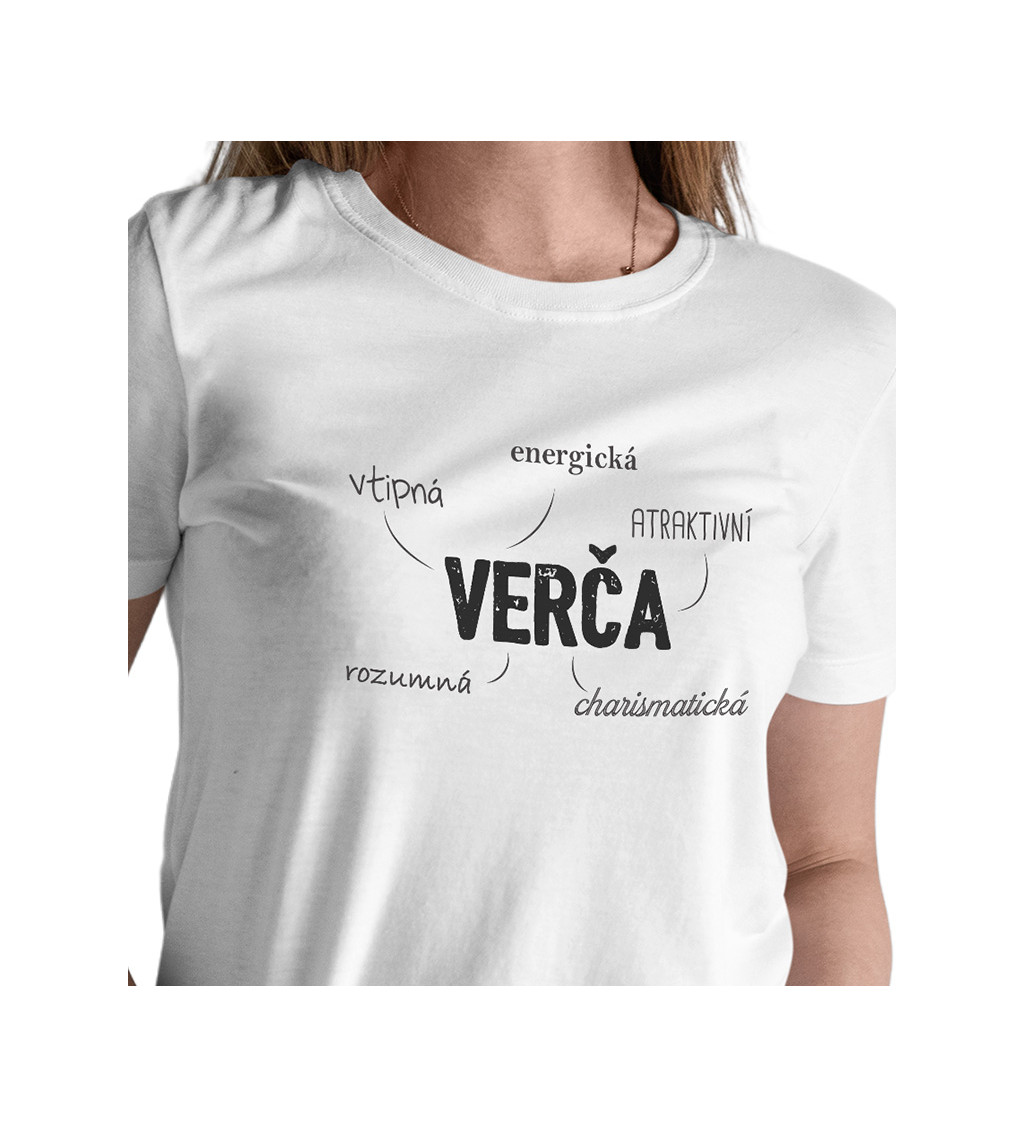 Dámské triko bílé - Verča