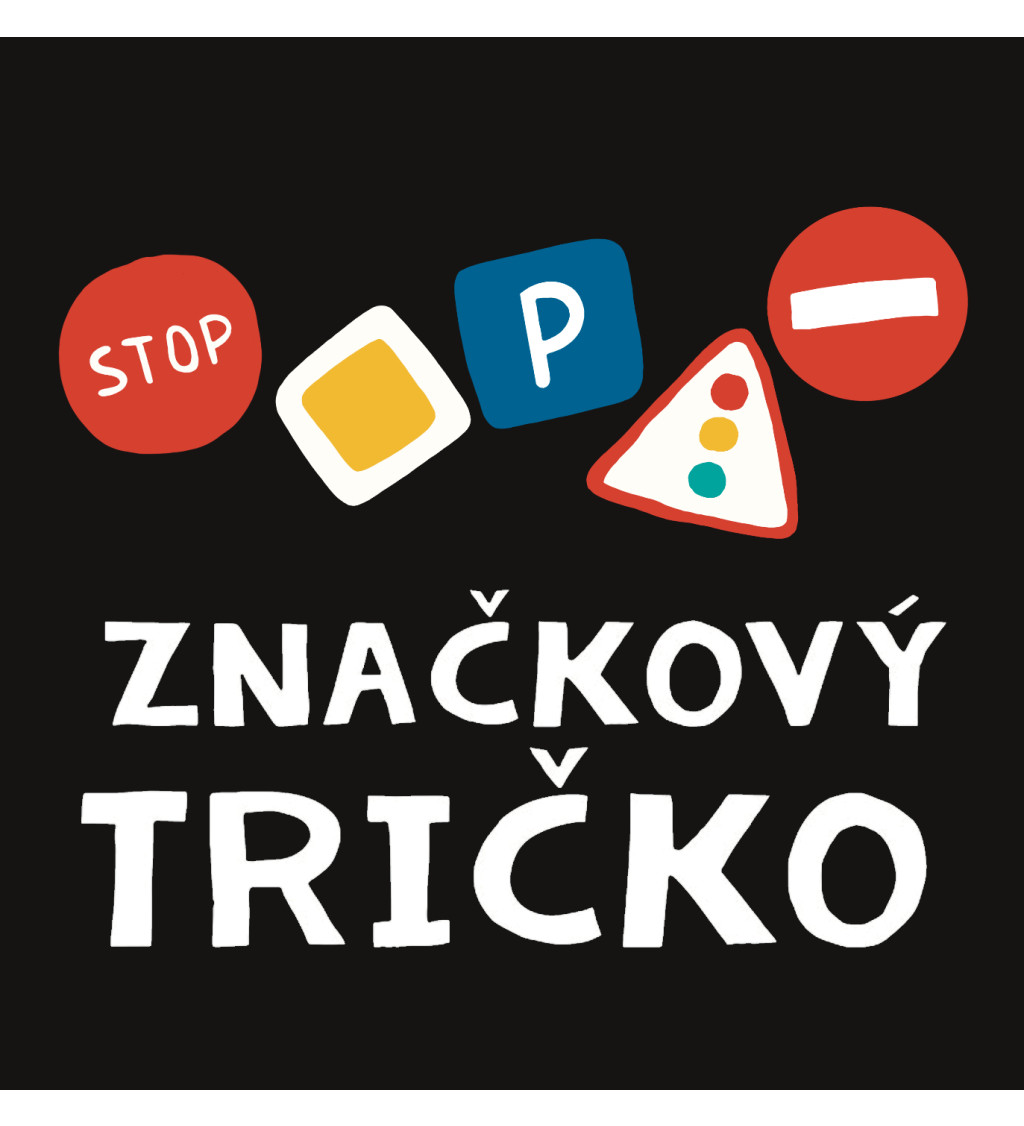 Pánské triko černé - Značkový tričko