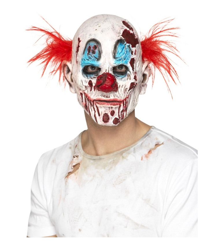 Latexová maska - Zombie klaun