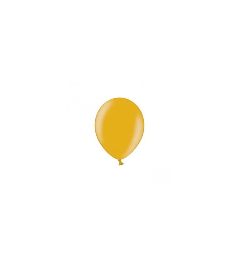 Balónek metalický mini - zlatý