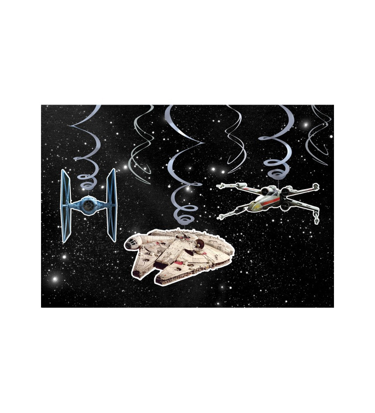 Spirálová dekorace Star wars