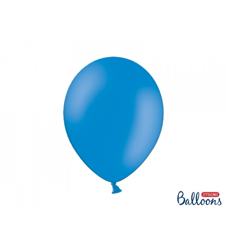 Balónek pastelový - modrý - 10 ks