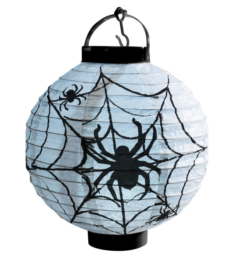 Papírový lampion - Pavouk