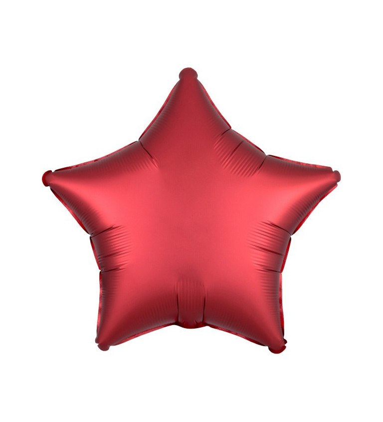 Balonek hvězda - červený