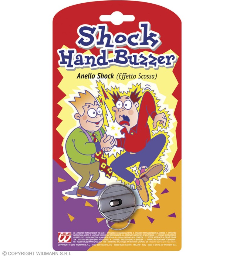 Shock hand-buzzer