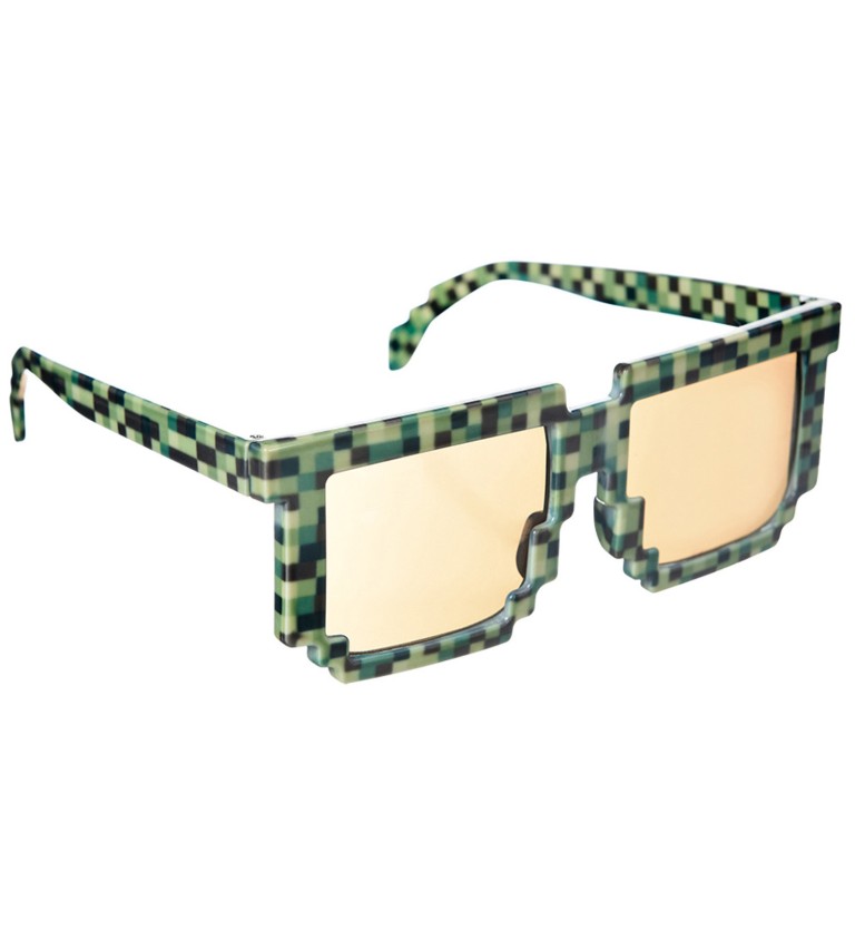 Brýle Pixel - šedo-zelené