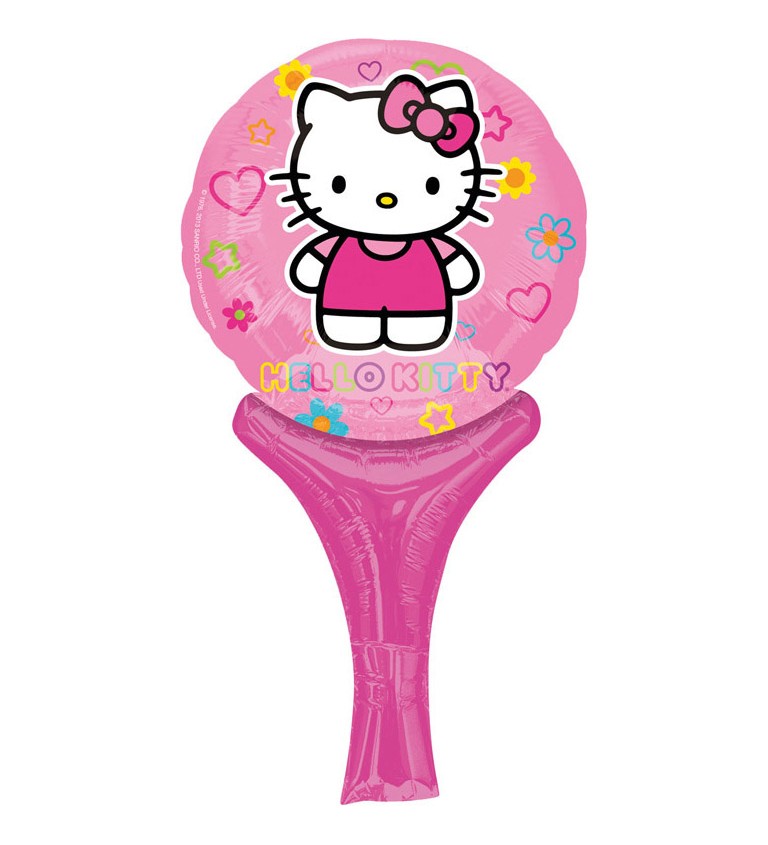 Fóliový balónek do ruky - Hello Kitty