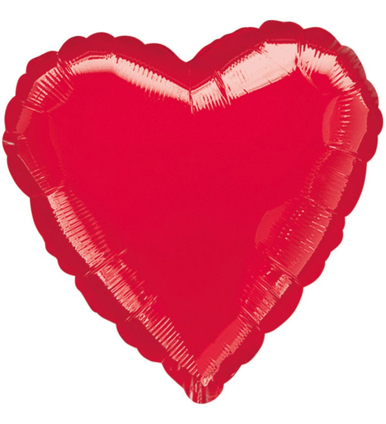 Mini fóliový balónek - Červené srdce