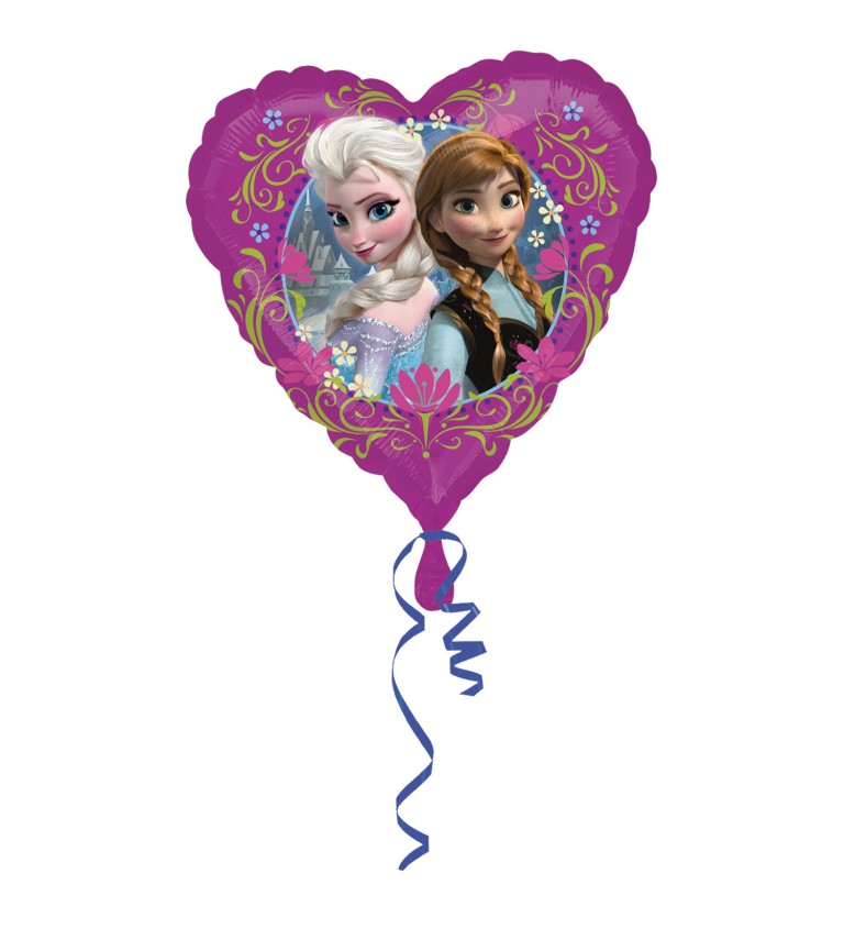 Fóliový balónek standard - Anna a Elsa