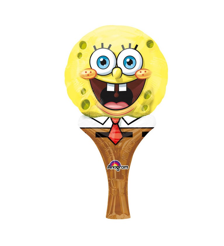 Fóliový balónek do ruky - SpongeBob