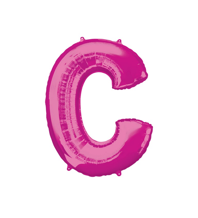 Nafukovací fóliový balónek růžový - C