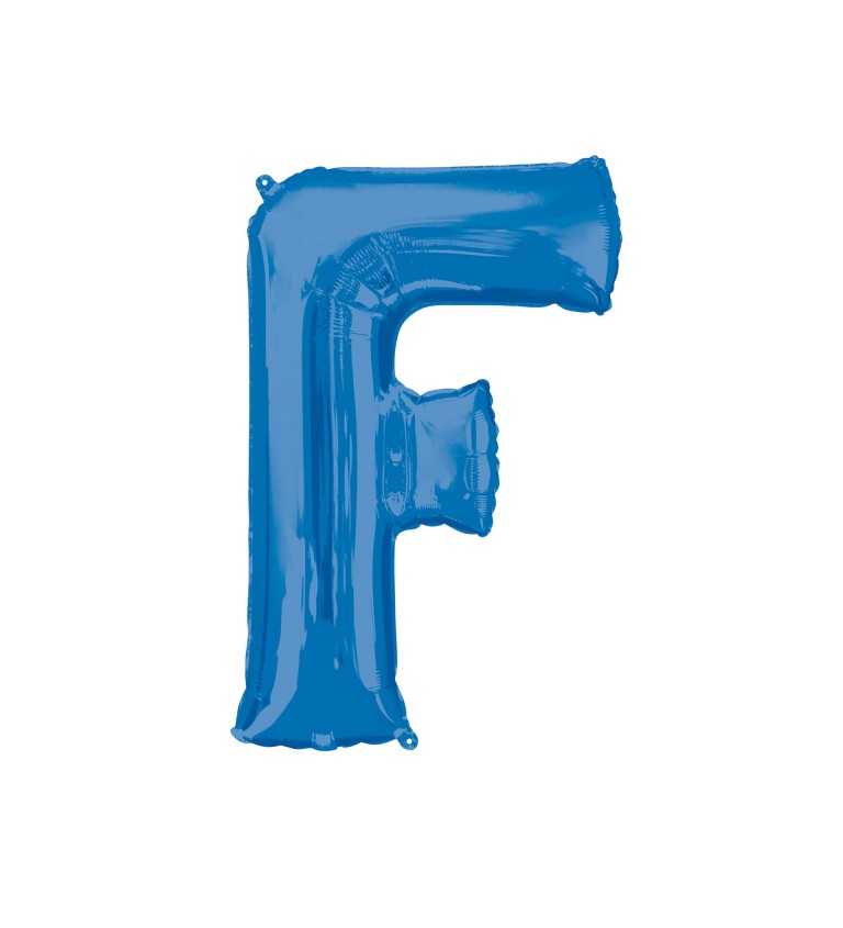 Nafukovací fóliový balónek modrý - F
