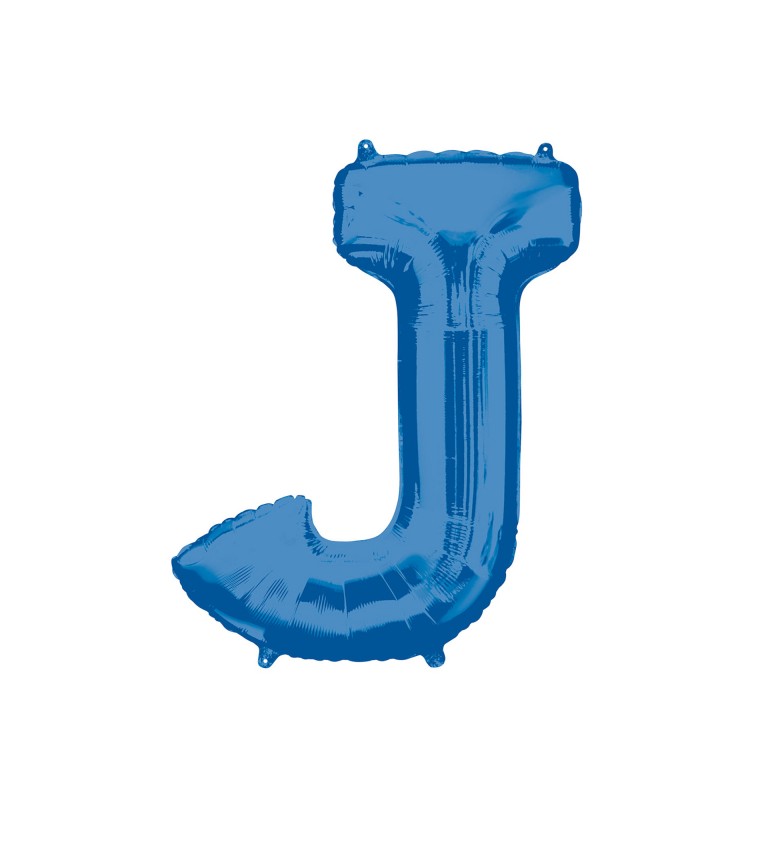 Nafukovací fóliový balónek modrý - J