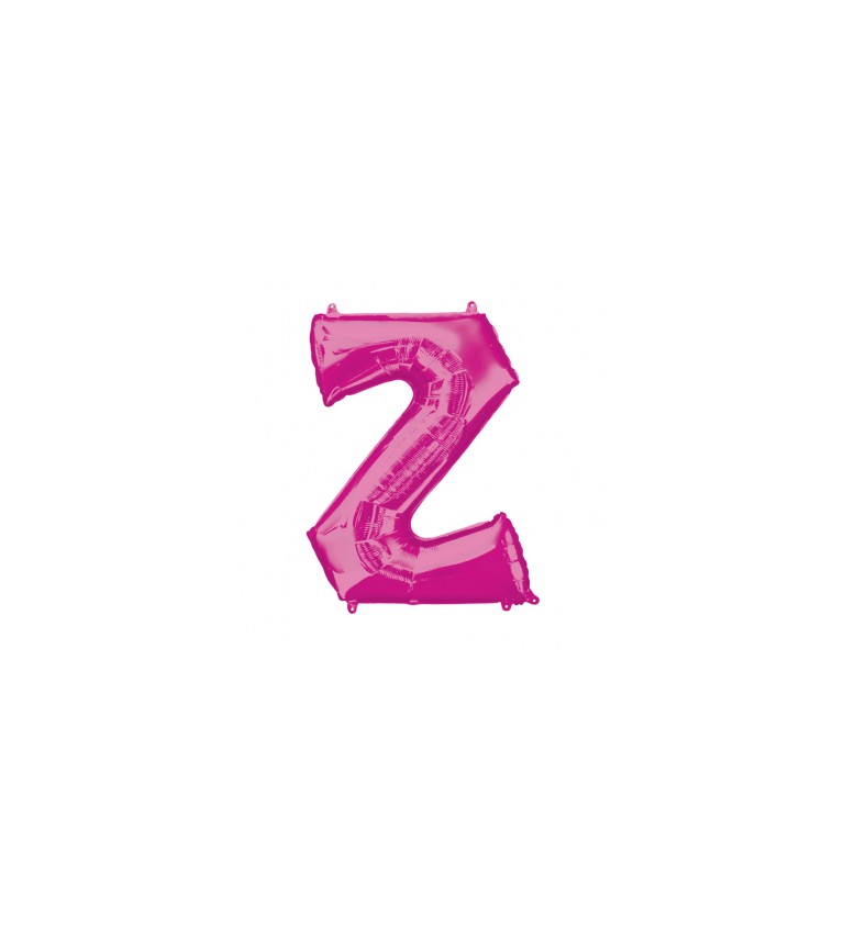 Nafukovací fóliový balónek růžový - Z
