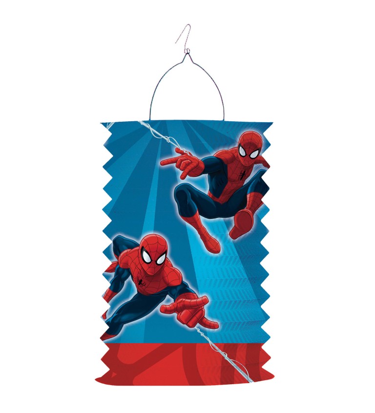 Papírový lampion - Spiderman
