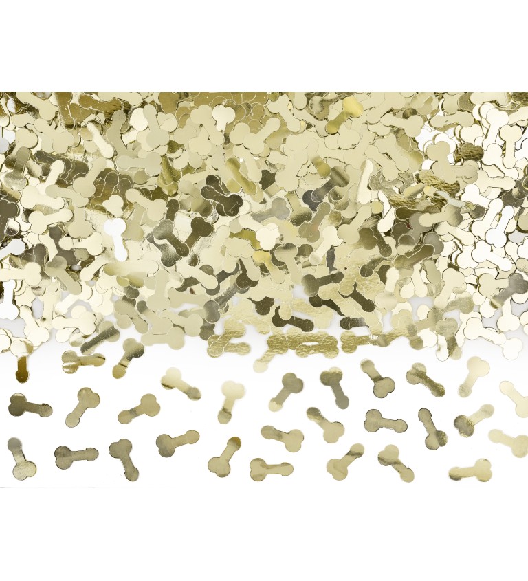 Zlaté penisové konfety
