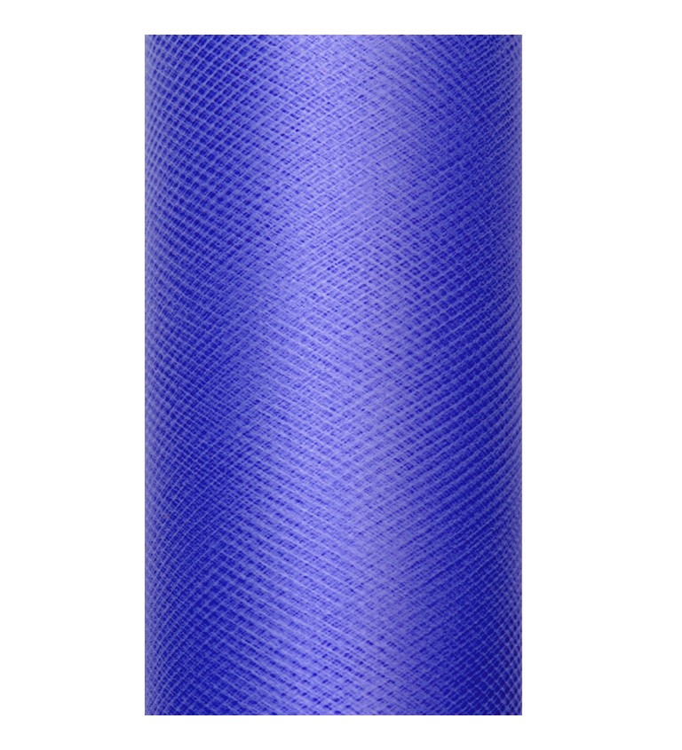 Dekorační tyl - tmavě modrý, 15 cm