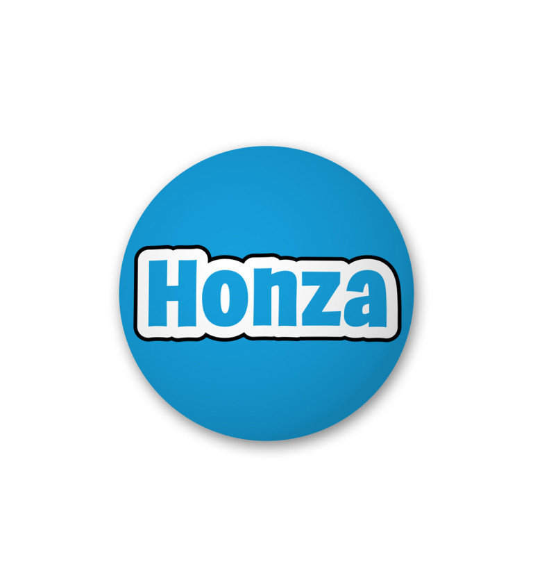 Placka s nápisem - Honza