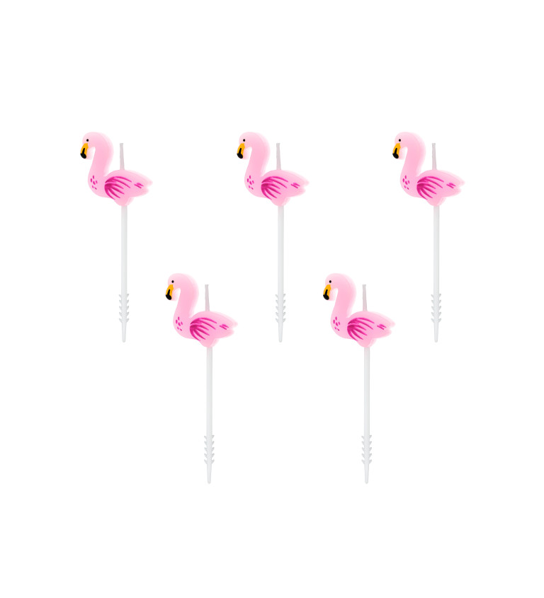 Narozeninové svíčky Flamingo