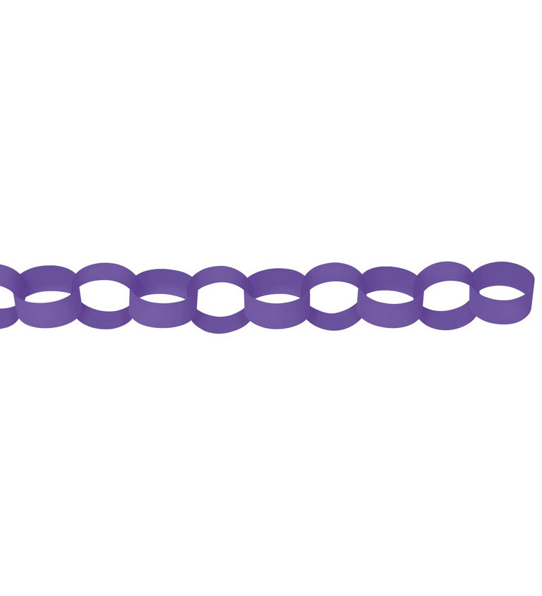 Dekorativní řetěz - fialový