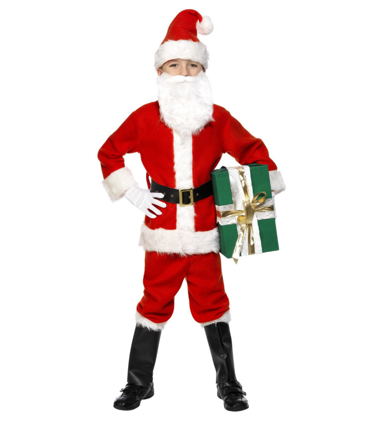 Deluxe Santa kostým - dětský