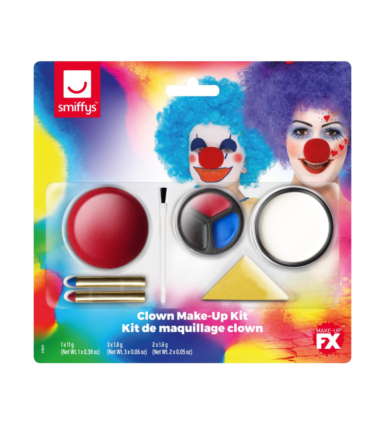 Make-up olejový - klaunská paleta