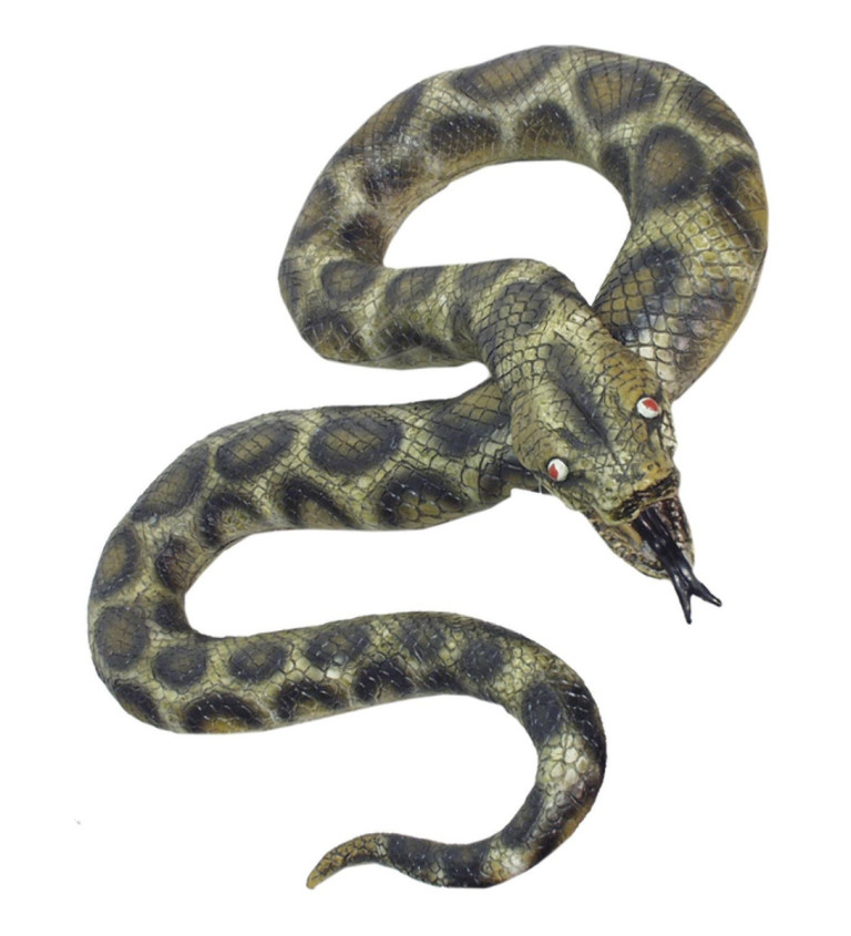 Dekorace gumový had