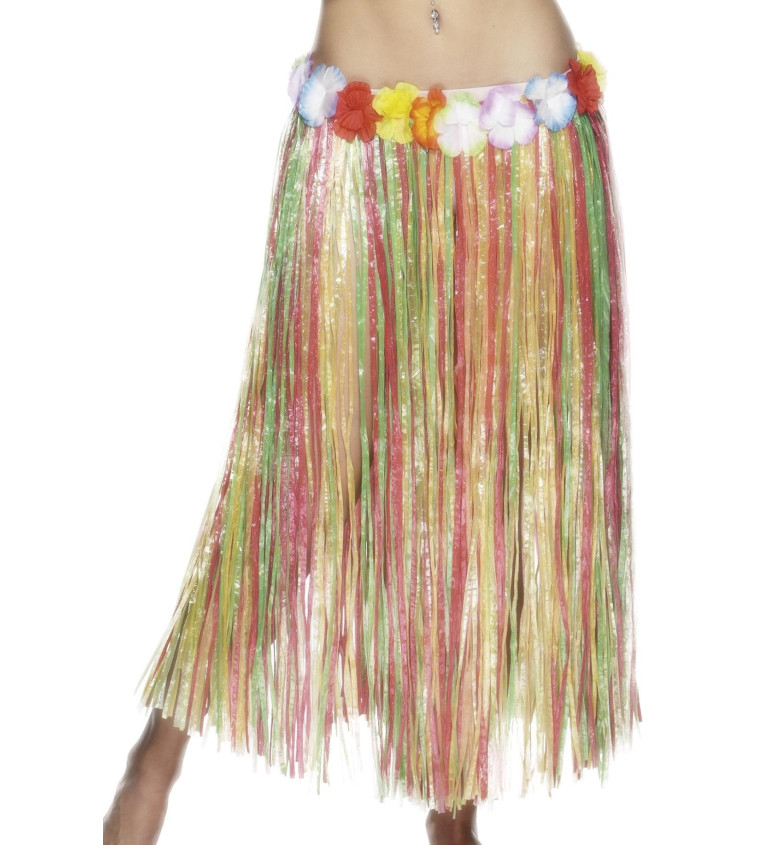 Havajská sukně multicolor - dlouhá