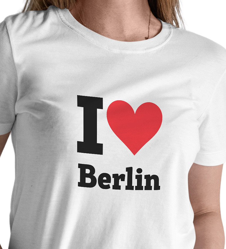 Dámské triko - I love Berlin