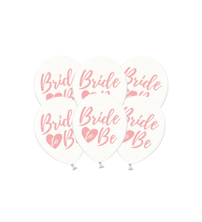 Balónek - Bride to Be - 6 ks