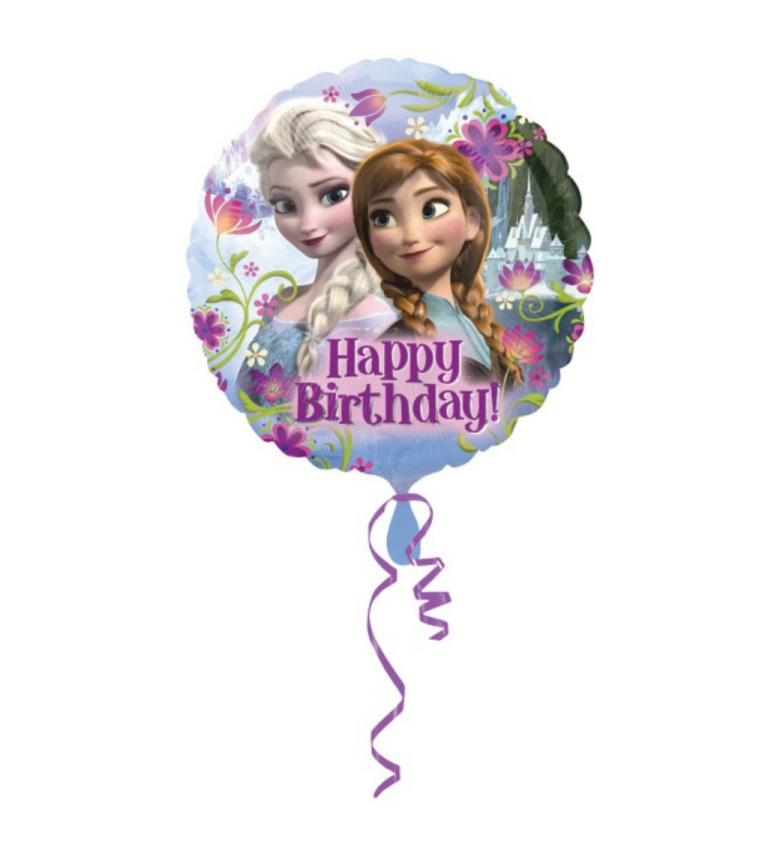 Fóliový balónek Frozen - Happy Birthday